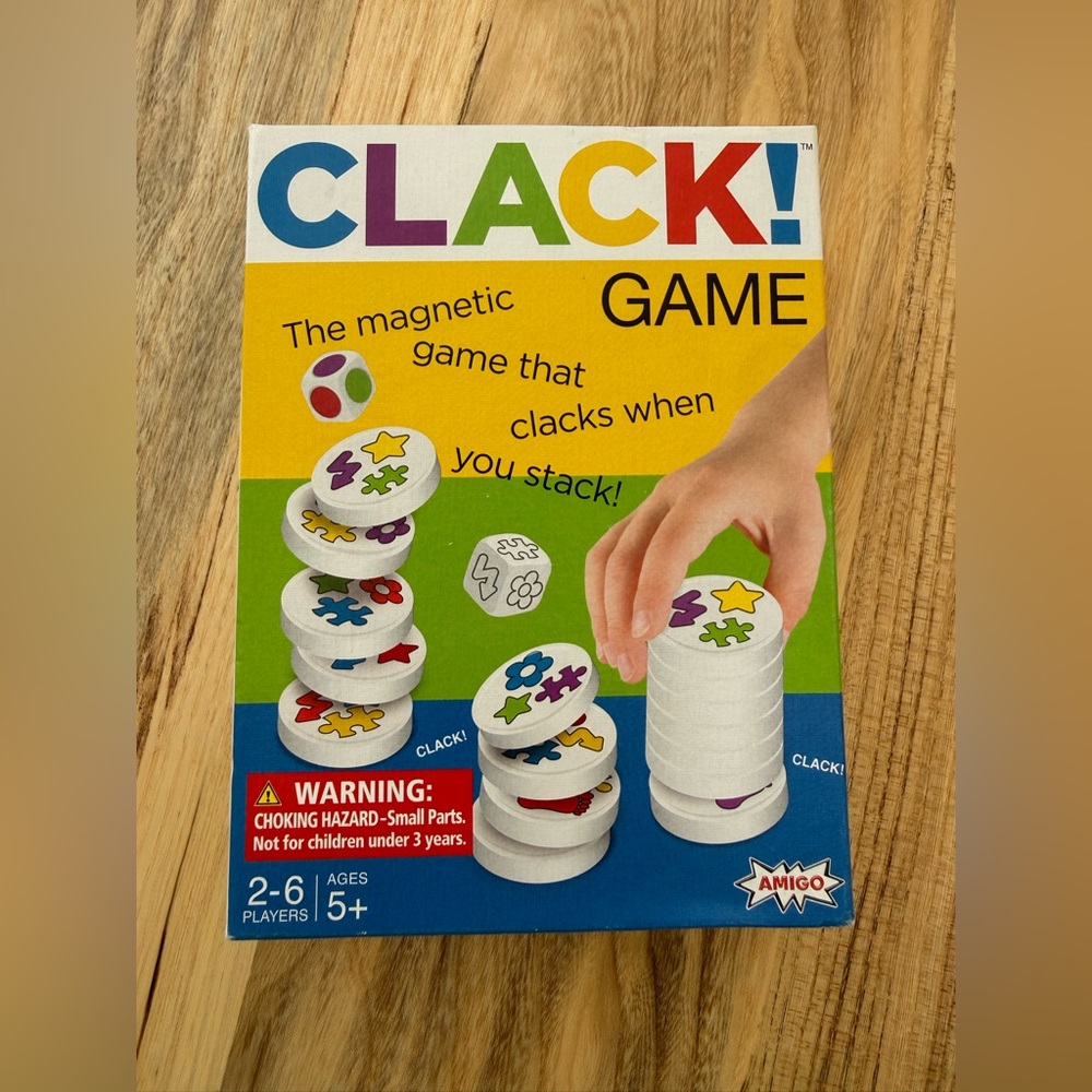 Clack Game Colorful Magnetic matching game
